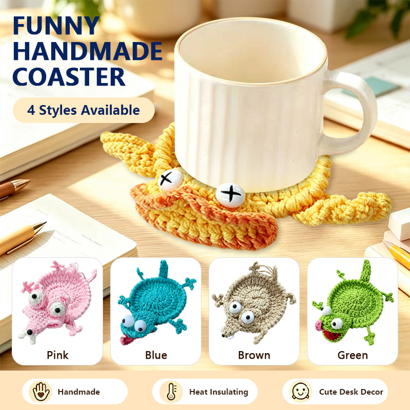 Cute Crochet Animal Coaster Ha - đánh giá và giá Coffee Tea Station