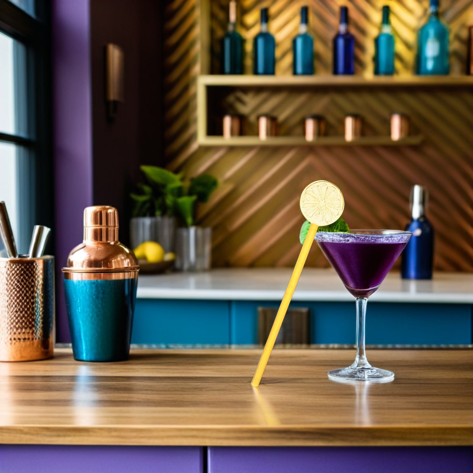 2Pcs Glass Bar Stirring Rods L - đánh giá và giá Lemon Tea Coffee