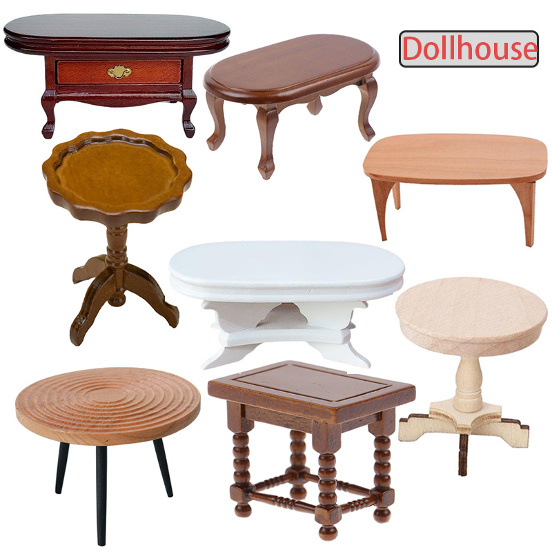 1:12 Dollhouse Miniature Round - đánh giá và giá Coffee Tea Station