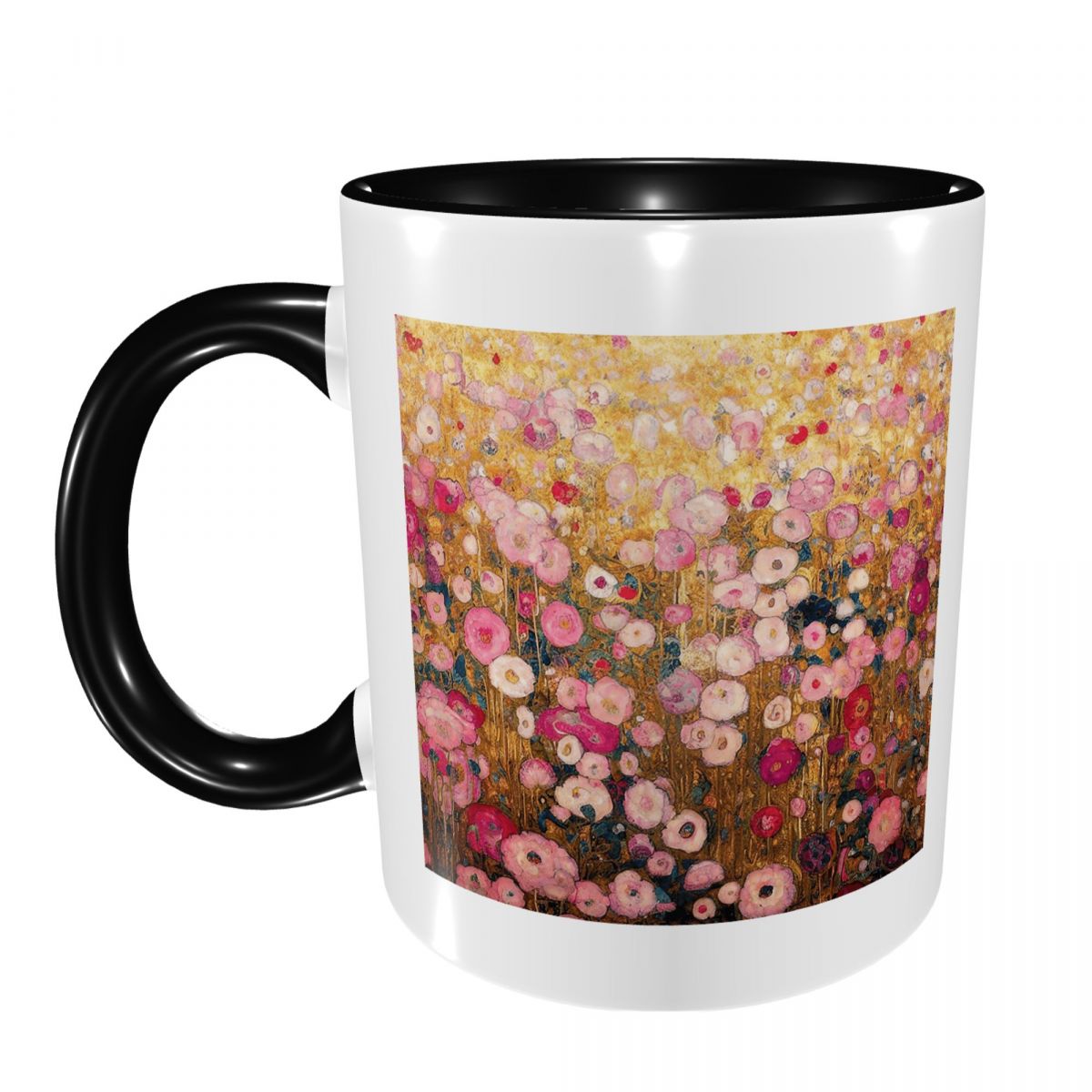 Gustav Klimt Pink Flower Garde - đánh giá và giá Coffee Tea Garden