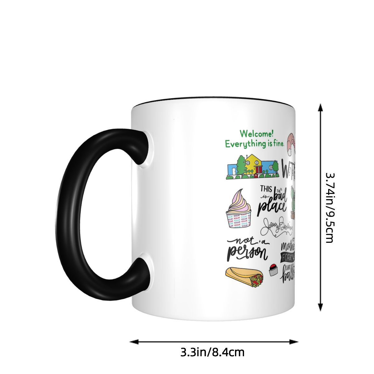 The Good Place TV Show Art Mug - đánh giá và giá Coffee Tea Place