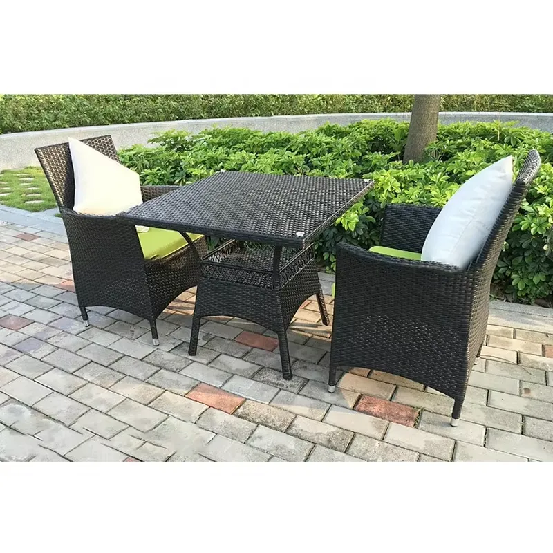 Outdoor Rattan Table and Chair - đánh giá và giá Coffee Tea Garden