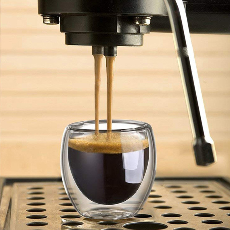 Double Walled Glass Coffee Mug - đánh giá và giá Coffee Tea Mix