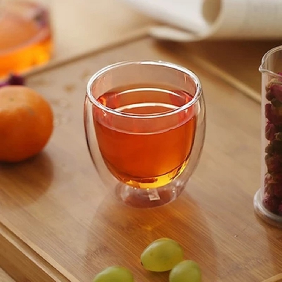 Double Walled Glass Coffee Mug - đánh giá và giá Coffee Tea Mix