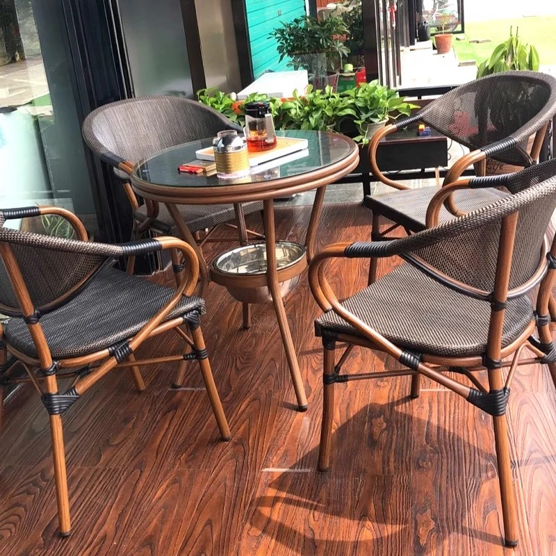 Outdoor garden rattan courtyar - đánh giá và giá Coffee Tea Garden