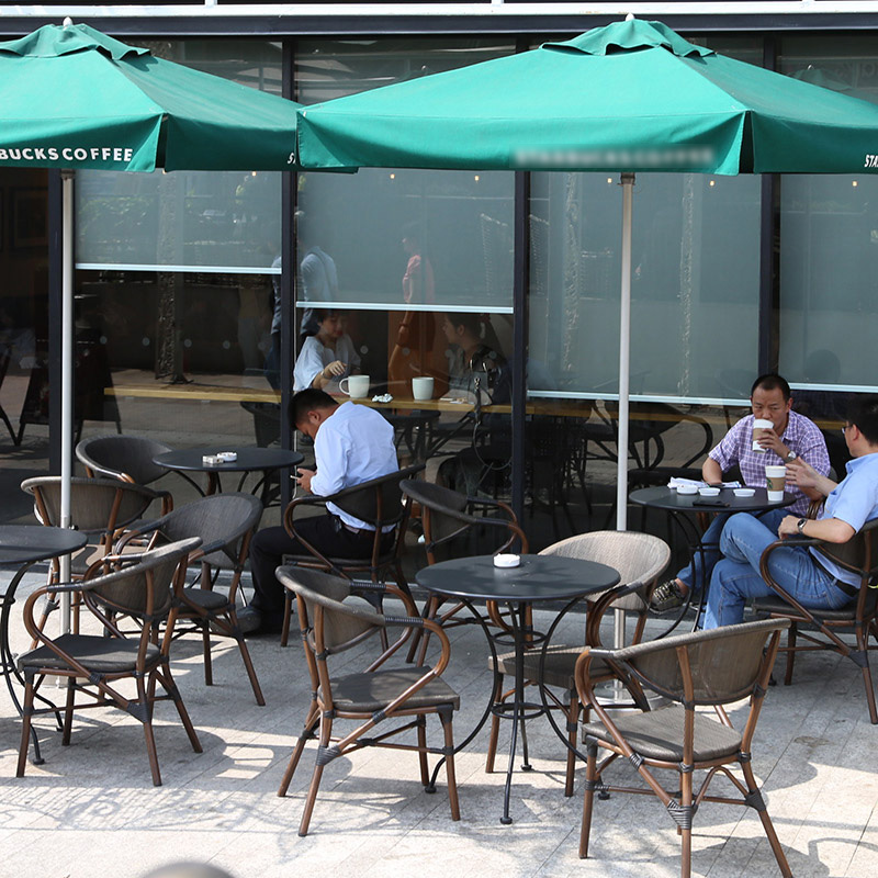 Outdoor garden rattan courtyar - đánh giá và giá Coffee Tea Garden