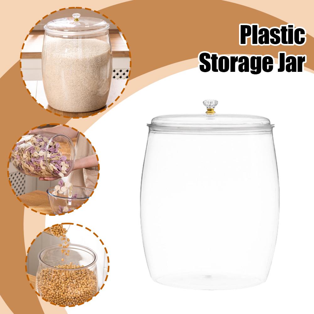Large Transparent Plastic Seal - đánh giá và giá Tea Coffee Sugar Container
