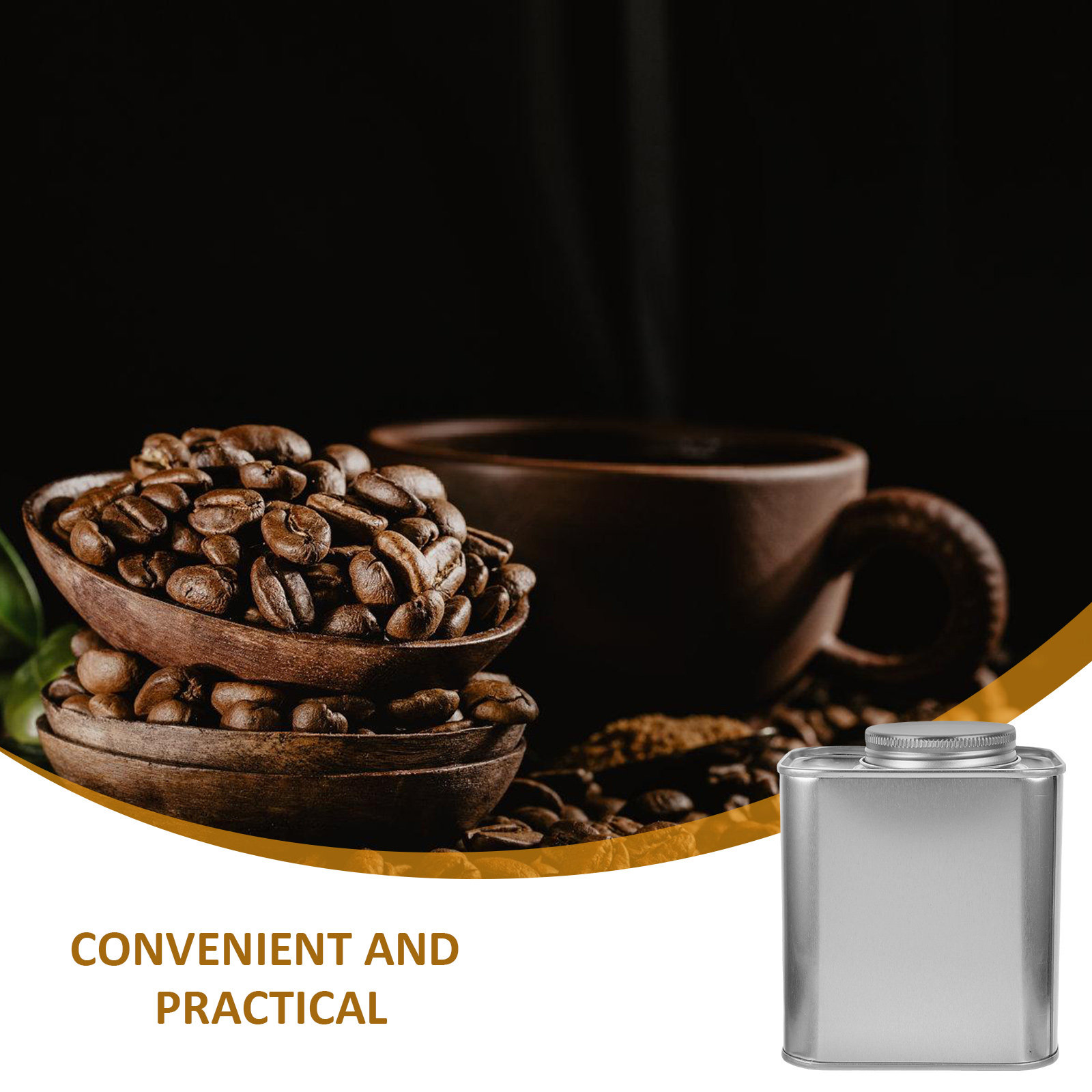 4Pcs Tinplate Canisters for Co - đánh giá và giá Tea Coffee Sugar Container