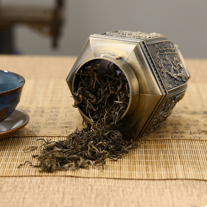 Metal Large Capacity Tea Cans  - đánh giá và giá Tea Coffee Sugar Container