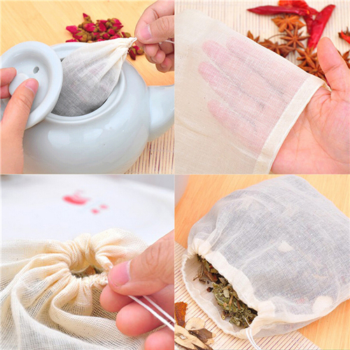 1/10 Cái Cotton Túi Trà Muslin - đánh giá và giá Coffee Tea Garden