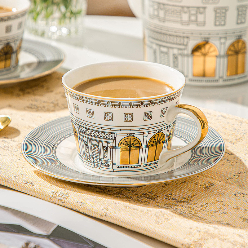 Architectural Cup and Saucer C - đánh giá và giá Coffee Tea Mix